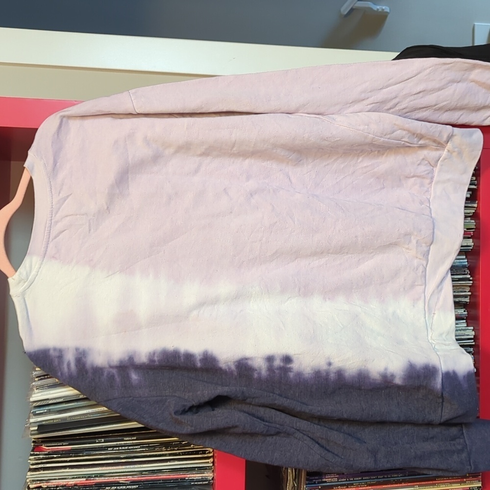 Nirvana tie dye sweatshirt pink white black size XL - Picture 3 of 4